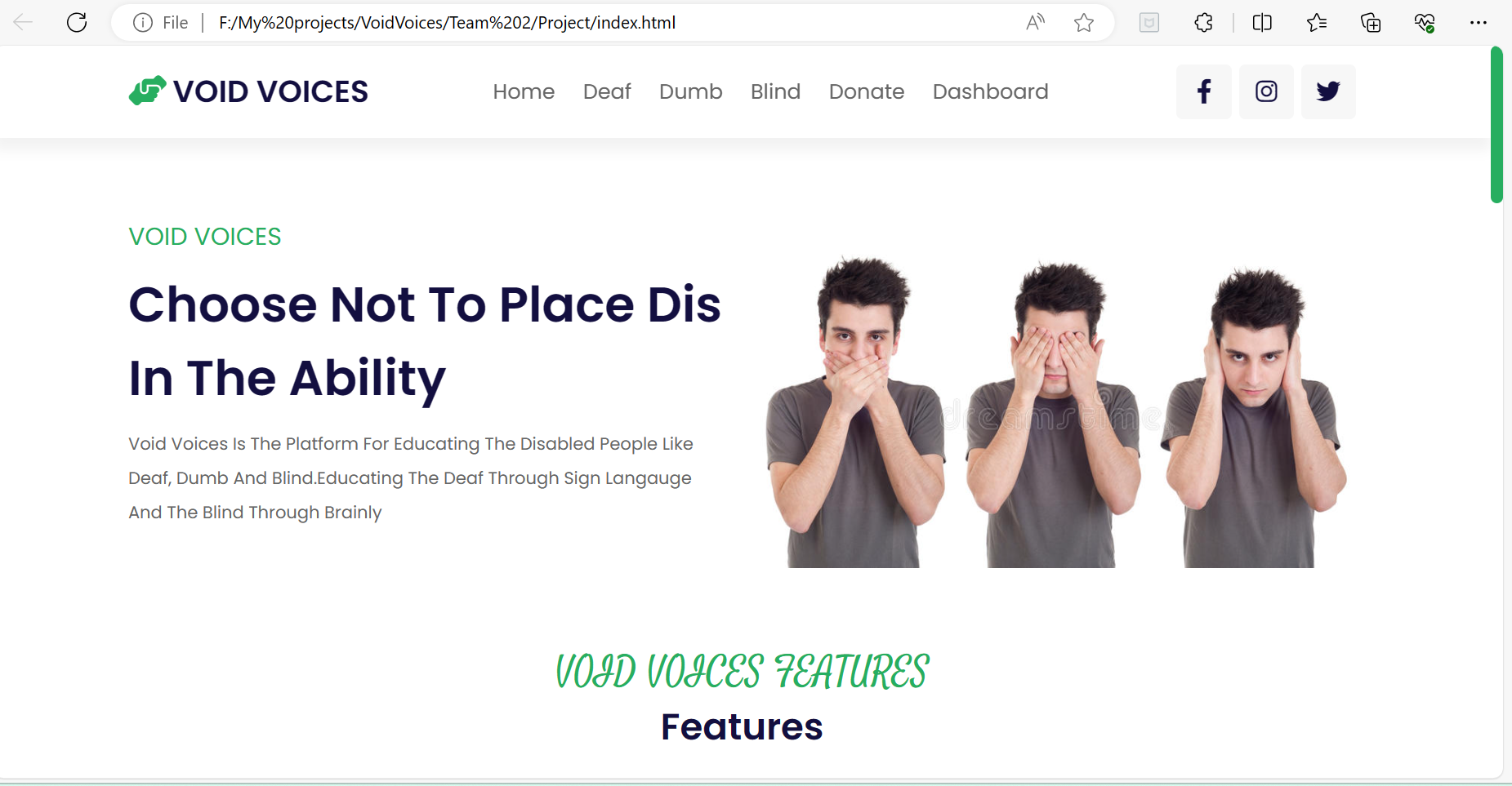 VoidVoices Accessibility App